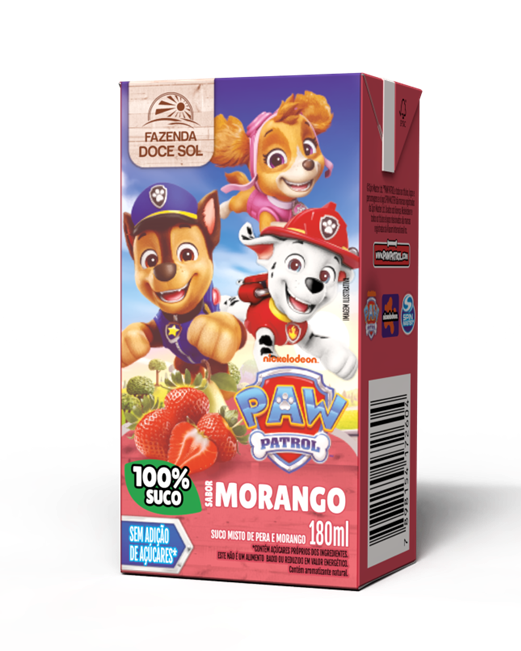 PATRULHA CANINA PERA E MORANGO 180ML