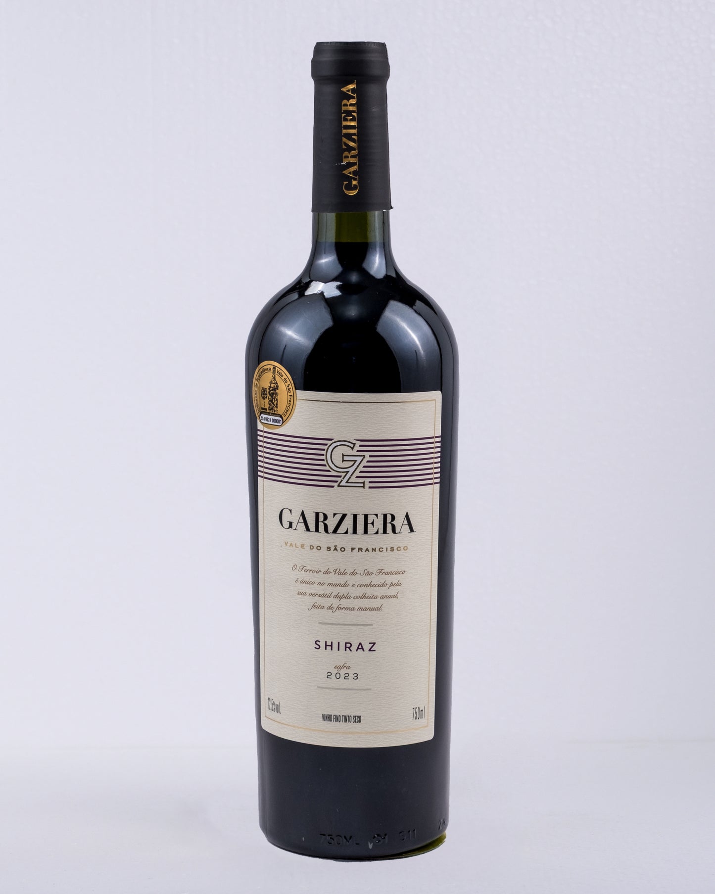 VINHO FINO TINTO SHIRAZ VARIETAL GARZIERA 750ML